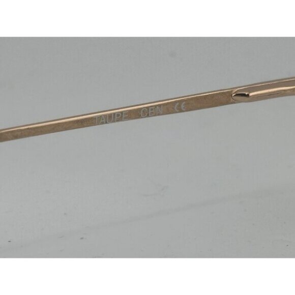 TOPAZ - Clear Taupe AT269 Marble Acetate  Oval Glasses Frames - Picture 5 of 8